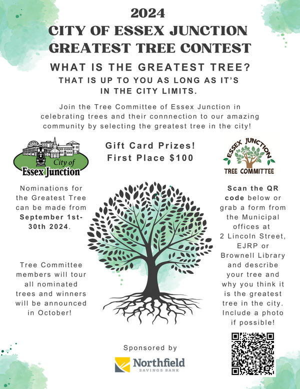 Greatest Tree Contest Flyer