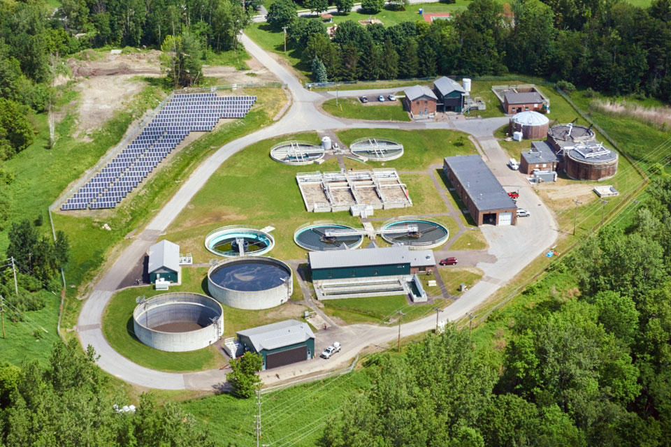 Wastewater Solar Closeup